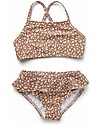 Liewood Bikini Bimba  con Volant Norma - Leopardato Rosa Costumi Due Pezzi