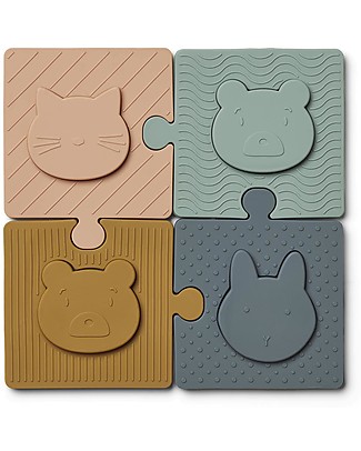 Liewood Bodil Puzzle in Silicone - Multi Mix - Ottimo per lo Sviluppo Psicofisico Puzzle