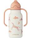 Liewood Borraccia in Acciaio con Manici Kimmie - 250 ml - Dream - Ecru Borracce Termiche