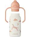 Liewood Borraccia in Acciaio con Manici Kimmie - 250 ml - Dream - Ecru Borracce Termiche