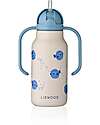 Liewood Borraccia in Acciaio con Manici Kimmie - 250 ml - Pufferfish - Sandy Borracce Termiche