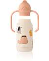 Liewood Borraccia in Acciaio con Manici Kimmie - 250 ml - Sabbia - Cani e Gatti Borracce Termiche