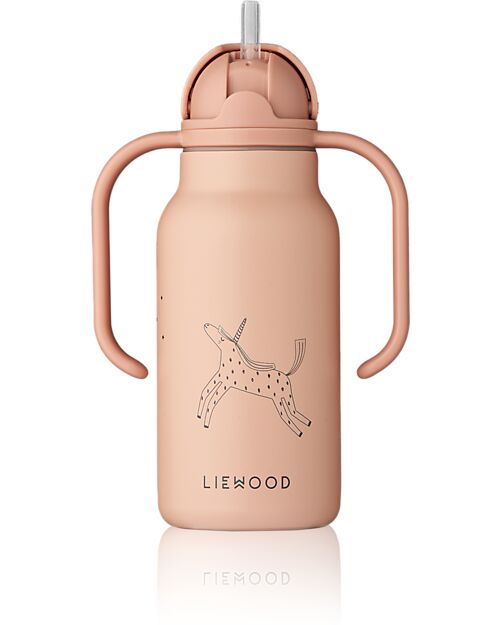 Liewood Borraccia in Acciaio con Manici Kimmie - 250 ml - Unicorni - Pale Tuscany Borracce Termiche