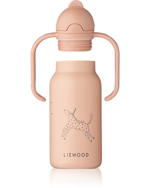 Liewood Borraccia in Acciaio con Manici Kimmie - 250 ml - Unicorni - Pale Tuscany Borracce Termiche