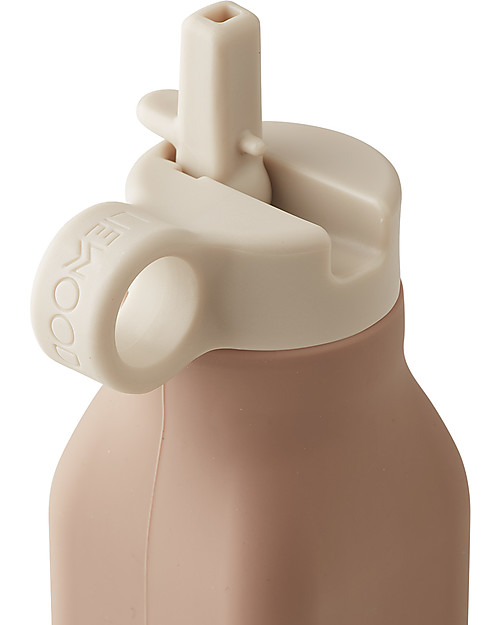 Liewood Borraccia in Silicone Rosa - Gatto - 350 ml Borracce non Termiche