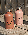 Liewood Borraccia Termica Bimba in Acciaio con doppio tappo 350 ml, Gatto Rosa Borracce Termiche