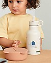 Liewood Borraccia Termica Bimbi in Acciaio con Doppio Tappo - 350 ml - Safari/Sabbia Borracce Termiche
