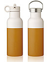 Liewood Borraccia Termica Bimbi in Acciaio con Due Tappi - 500 ml - Mostarda/Sabbia Borracce Termiche