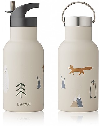 Liewood Borraccia Termica Bimbo in Acciaio con doppio tappo 350 ml - Arctic Mix Borracce Termiche