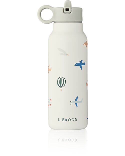 Liewood Borraccia Termica Falk Bimbi in Acciaio - 350 ml - Aviazione - Ecru Borracce Termiche