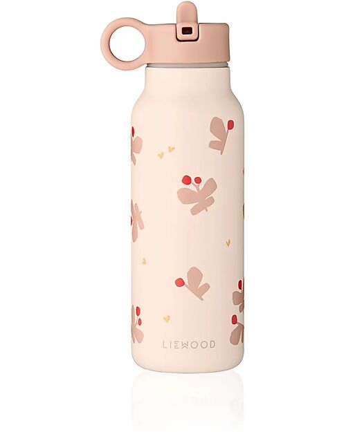 Liewood Borraccia Termica Falk Bimbi in Acciaio - 350 ml - Butterfly - Apple Blossom Borracce Termiche
