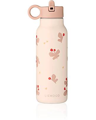 Liewood Borraccia Termica Falk Bimbi in Acciaio - 350 ml - Butterfly - Apple Blossom Borracce Termiche