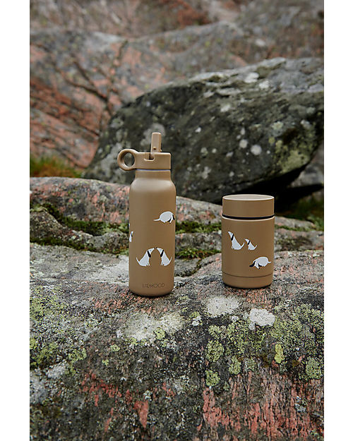 Liewood Borraccia Termica Falk Bimbi in Acciaio - 350 ml - Cane  -  Avena Borracce Termiche