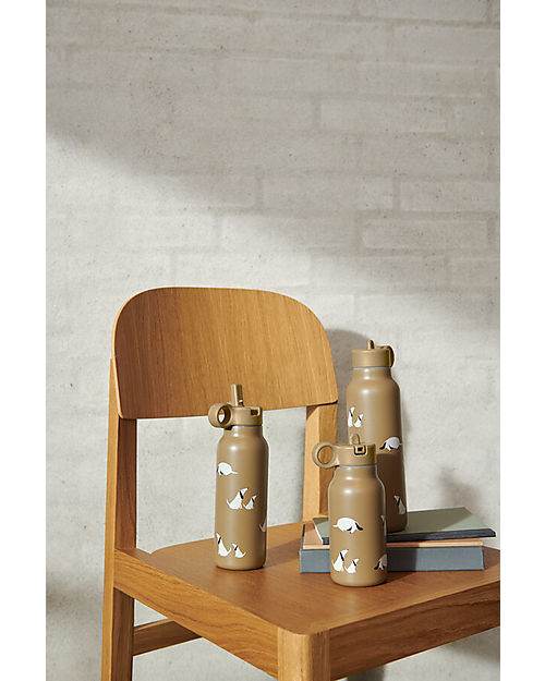 Liewood Borraccia Termica Falk Bimbi in Acciaio - 350 ml - Cane  -  Avena Borracce Termiche