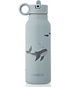 Liewood Borraccia Termica Falk Bimbi in Acciaio - 350 ml - Creature del Mare - Blu Mix Borracce Termiche