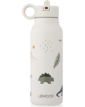 Liewood Borraccia Termica Falk Bimbi in Acciaio - 350 ml - Dino Mix Borracce Metallo