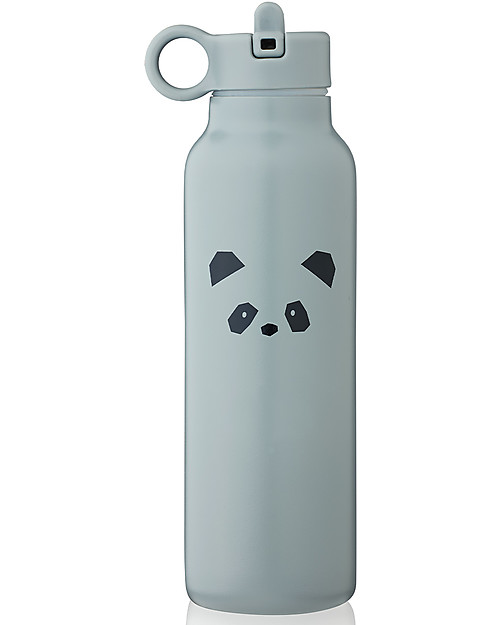 Liewood Borraccia Termica Falk Bimbi in Acciaio - 350 ml - Panda - Blu Nebbia Borracce Termiche