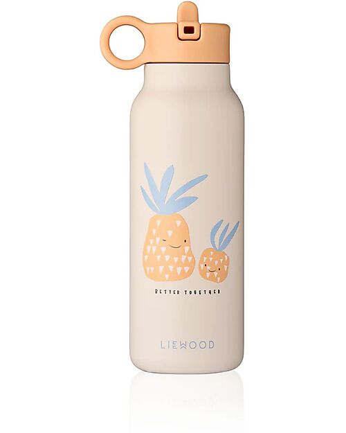 Liewood Borraccia Termica Falk Bimbi in Acciaio - 350 ml - Pineapple - Sandy Borracce Termiche