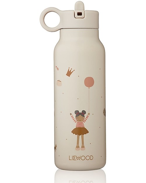 Liewood Borraccia Termica Falk in Acciaio - 350 ml - Doll/Sandy Mix - Crema Borracce Termiche