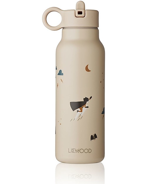 Liewood Borraccia Termica Falk in Acciaio - 350 ml - Superhero/Dune Mix - Beige Borracce Termiche