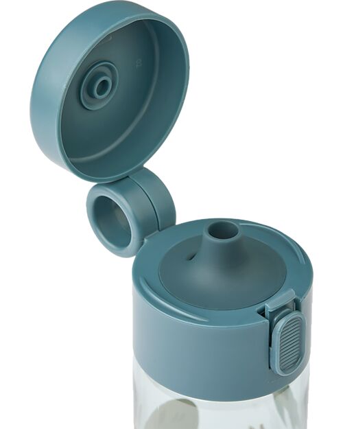 Liewood Borraccia Trasparente Clemence - 350 ml - Animali Marini - Blu Borracce non Termiche