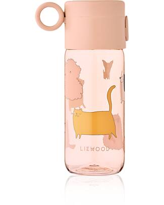Liewood Borraccia Trasparente Clemence - 350 ml - Cani e Gatti - Sabbia Borracce non Termiche