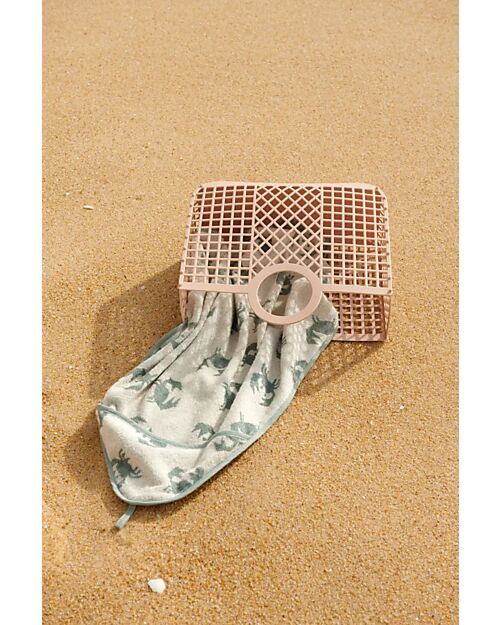 Liewood Borsa da Spiaggia in Rete Bloom - Rosa - Multifunzionale! Borse Shopper