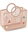 Liewood Borsa da Spiaggia in Rete Small Samantha con Charms - Rosa - Multifunzionale! Borse Shopper
