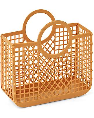 Liewood Borsa da Spiaggia in Rete Small Samantha - Giallo - Multifunzionale! Borse Shopper