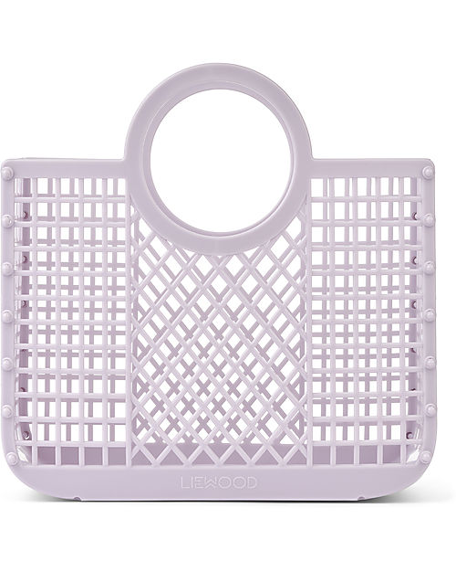 Liewood Borsa da Spiaggia in Rete Small Samantha - Lilla - Multifunzionale! Borse Shopper