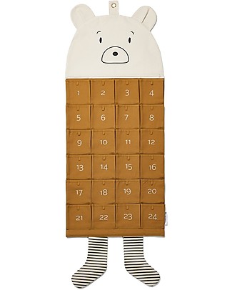 Liewood Calendario dell' Avvento Mr Bear - Caramello - Per Aspettare il Natale con Gioia! Calendari dell'Avvento