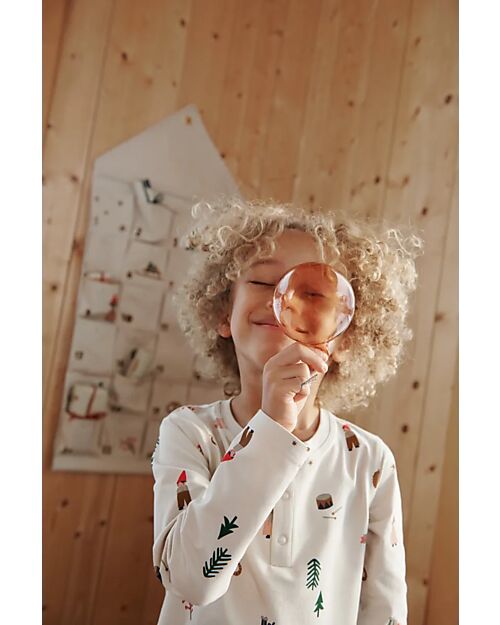 Liewood Calendario dell'Avvento Babbo - in Cotone - All Together - Sabbia Calendari dell'Avvento