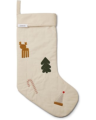 Liewood Calza di Natale Basil da Appendere - Sandy Mix Decorazioni Natalizie