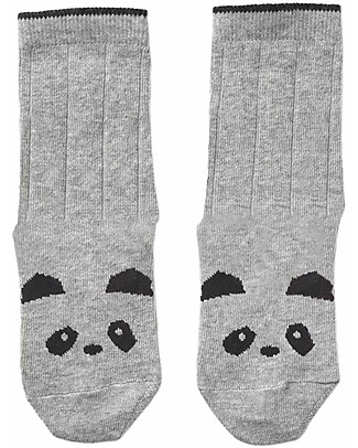 Liewood Calzini Silas, Panda Grigio - Cotone Elasticizzato Calzini
