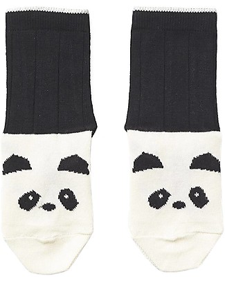 Liewood Calzini Silas, Panda Nero e Bianco - Cotone Elasticizzato Calzini