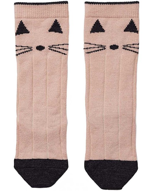 Liewood Calzini Sofia, Gatto Rosa - Misto Lana Calzini
