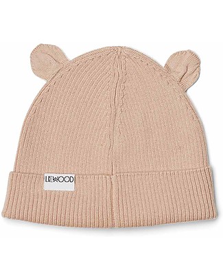 Liewood Cappellino con Orecchie Roman - Rosa - 100% Cotone Bio - Morbido e Dolcissimo! Cappelli Invernali