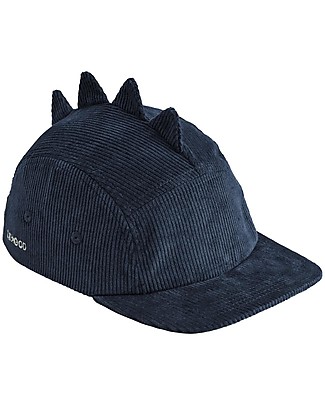 Liewood Cappellino con Visiera Cooper Dinosauro - Blu Cappelli Invernali