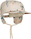 Liewood Cappellino con Visiera Opal - Creature del Mare - Sabbia - 100% Cotone Bio Cappelli Estivi