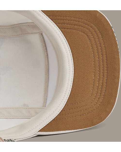 Liewood Cappellino con Visiera Opal - Creature del Mare - Sabbia - 100% Cotone Bio Cappelli Estivi