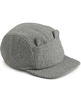 Liewood Cappellino con Visiera Reese con Orecchie Coniglio - Grigio Melange Cappelli Invernali