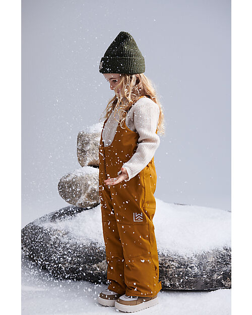 Liewood Cappellino Emilio con Logo Lavorato a Maglia - Army Brown - 100% Lana Riciclata Cappelli Invernali