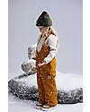 Liewood Cappellino Emilio con Logo Lavorato a Maglia - Army Brown - 100% Lana Riciclata Cappelli Invernali