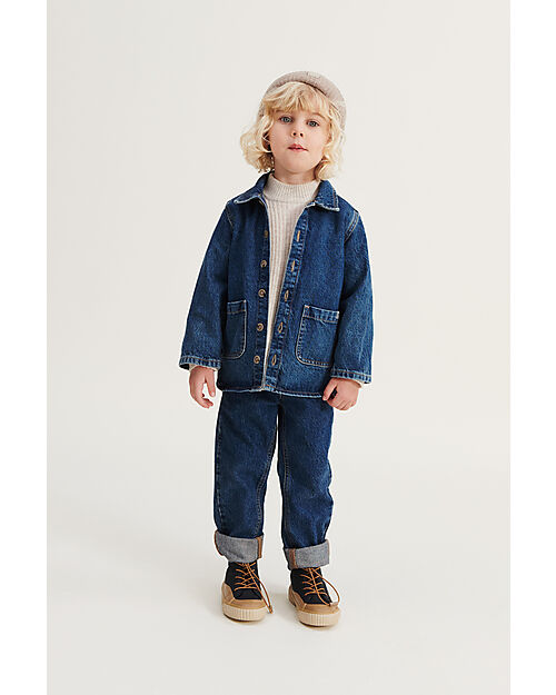 Liewood Cappellino Emilio con Logo Lavorato a Maglia- Oat Melange - 100% Lana Riciclata Cappelli Invernali