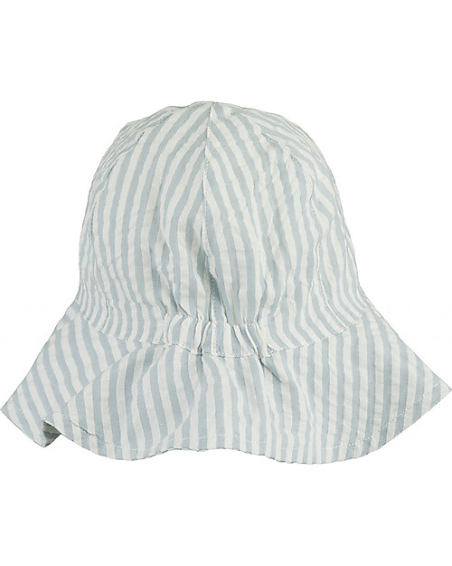 Liewood Cappellino Estivo Amelia - 100% cotone bio - Celeste e Bianco a Righe Cappelli Estivi