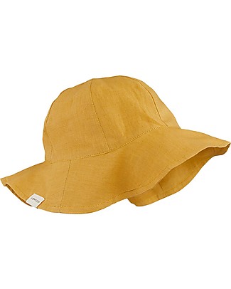 Liewood Cappellino Estivo Dorrit - Lino e Cotone Bio - Ocra Cappelli Estivi