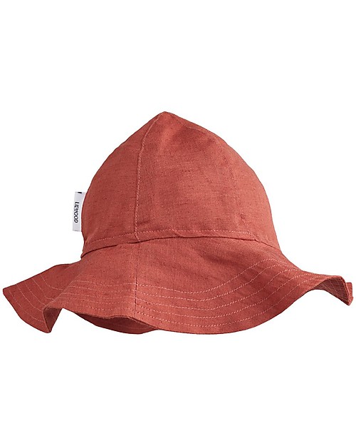 Liewood Cappellino Estivo Dorrit, Lino e Cotone Bio - Ruggine Cappelli Estivi