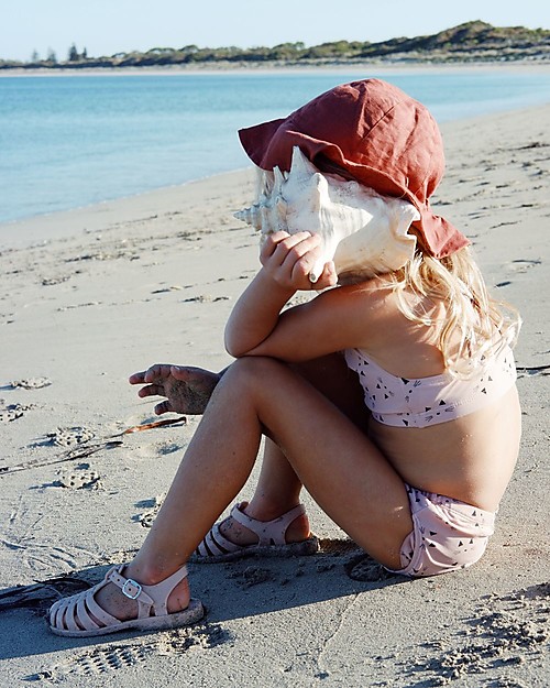 Liewood Cappellino Estivo Dorrit, Lino e Cotone Bio - Ruggine Cappelli Estivi