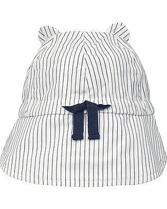 Liewood Cappellino Estivo Gorm - Righe Navy/Bianco - 100% Cotone Bio Cappelli Estivi