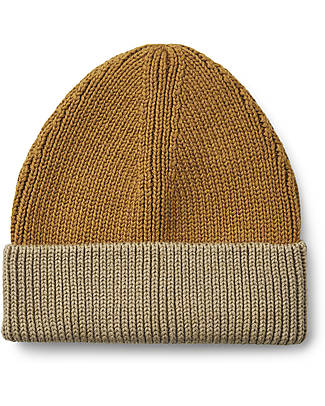 Liewood Cappellino Ezra - Caramello/Avena - 100% Cotone Biologico - Resistente e Traspirante Cappelli Invernali